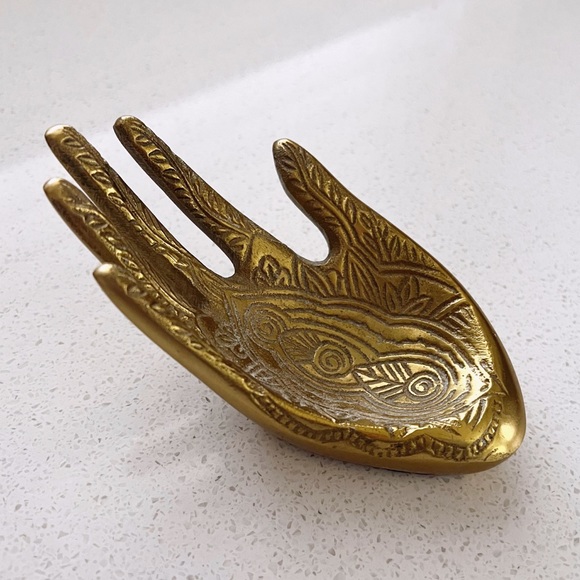 Urban Outfitters Gold Hand Catch All Dish